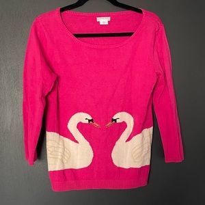 Uo Cooperative Pink Intarsia Swan 
